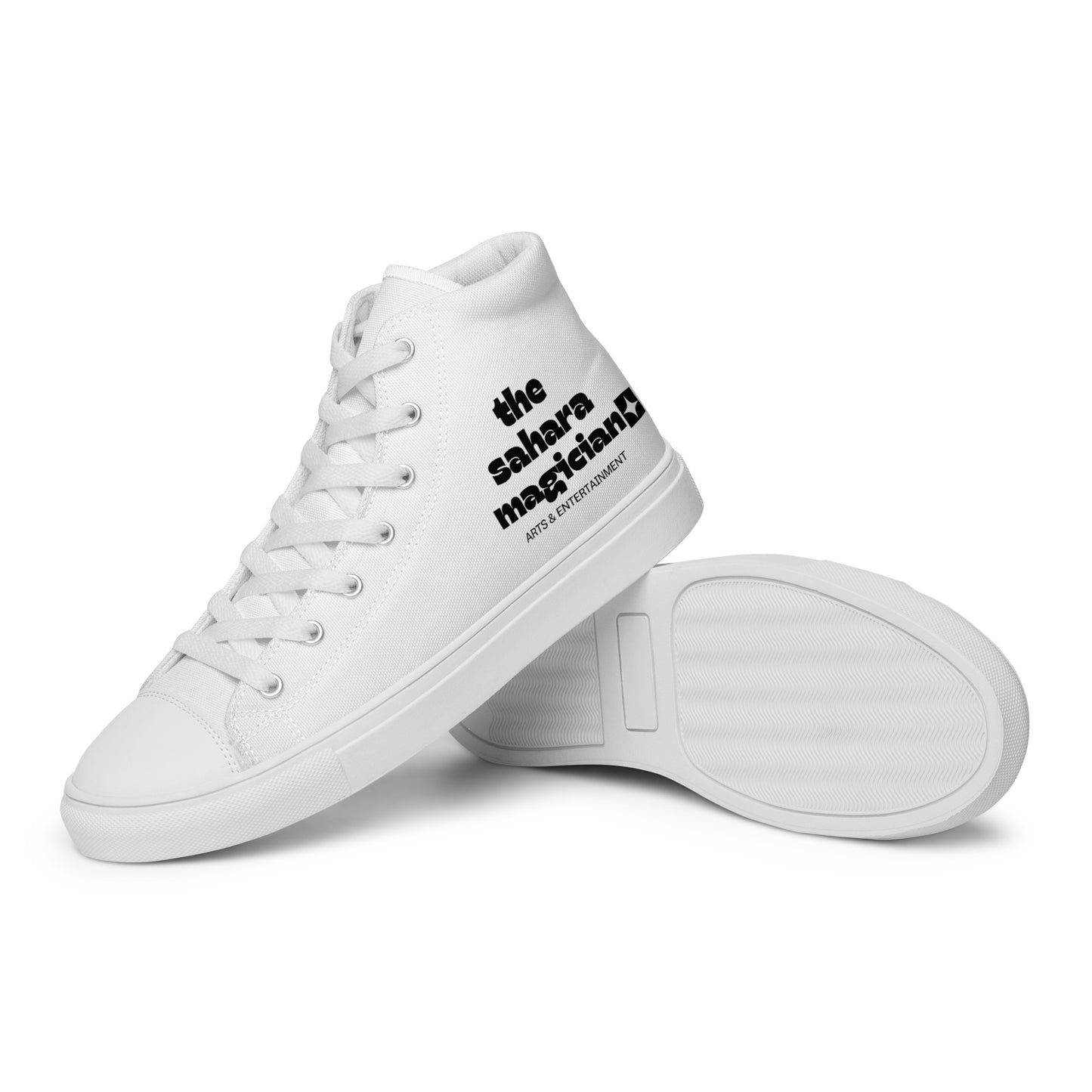 Men’s high top canvas shoes