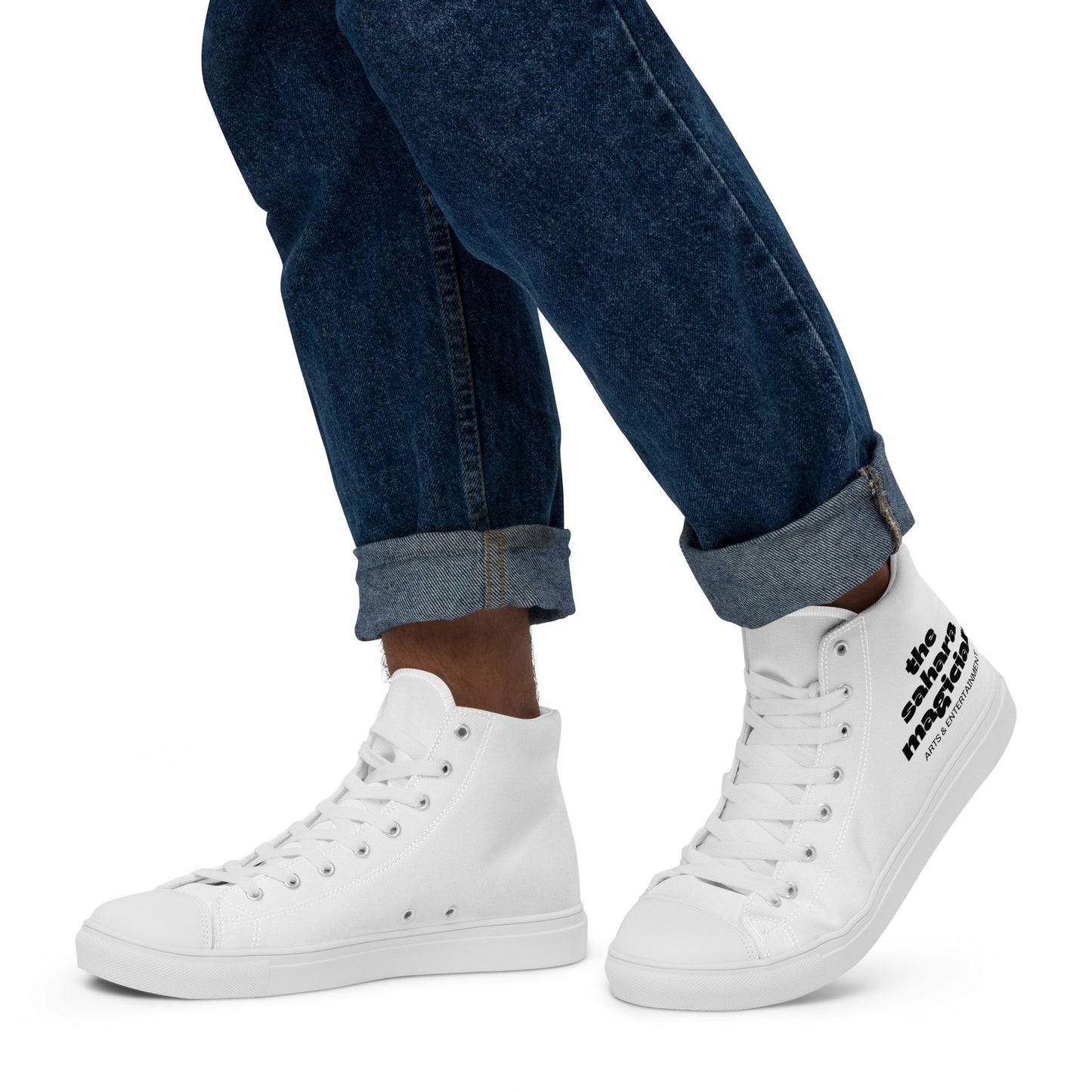 Men’s high top canvas shoes